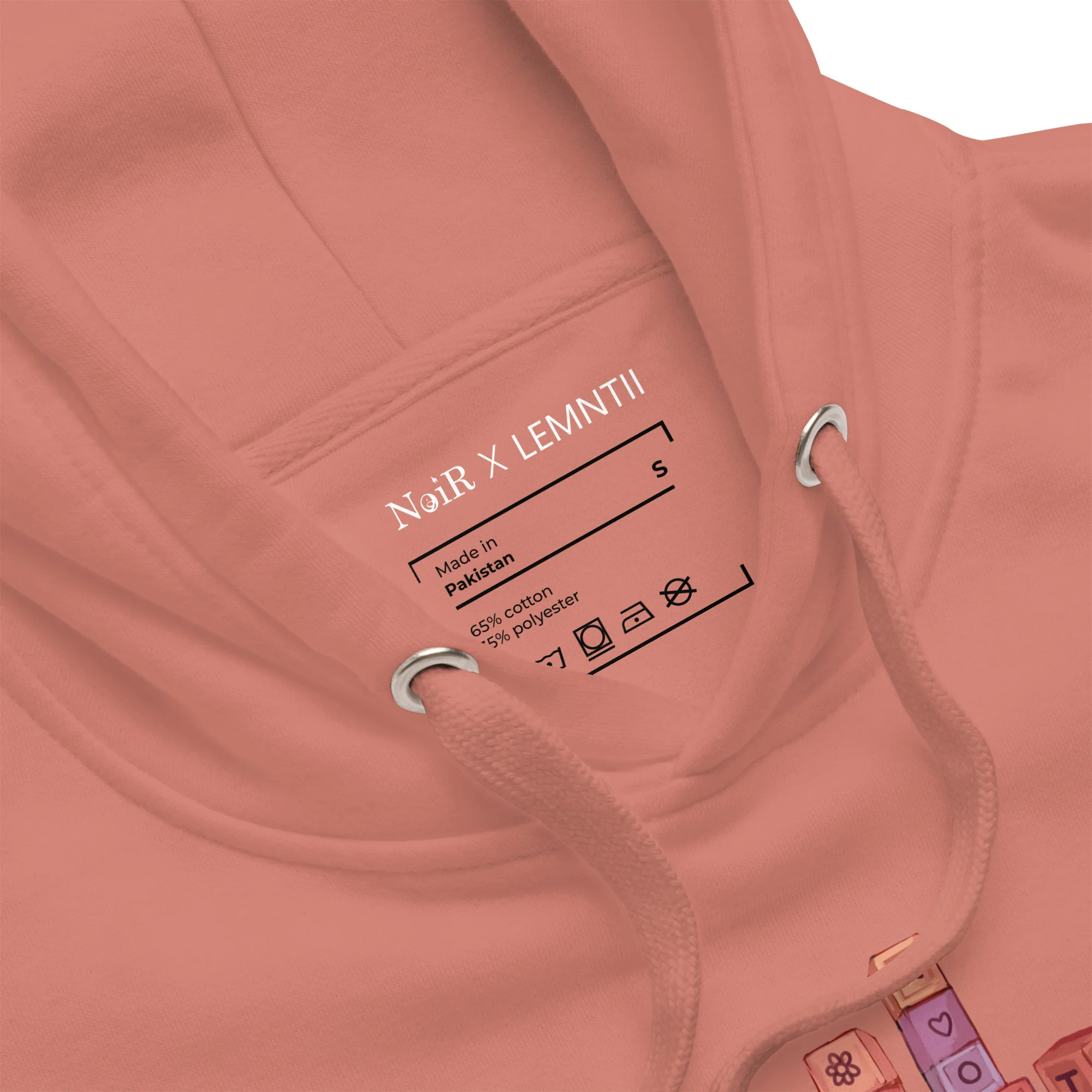 NoiR Series 006 "Safe Haven" Premium Cotton Hoodie - Image 8