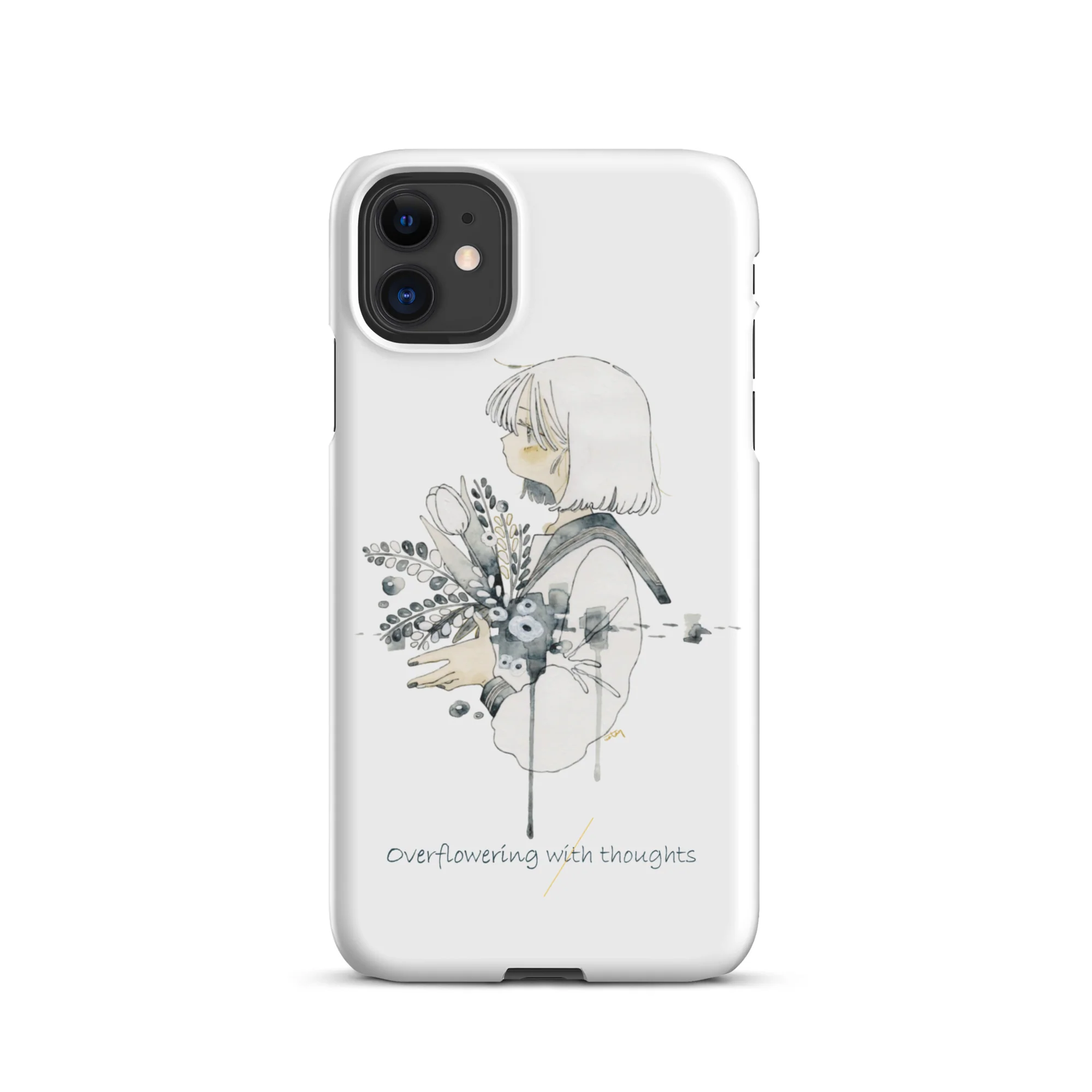 NoiR Series 007 "Overflowering Thoughts" Snap case for iPhone - Image 3