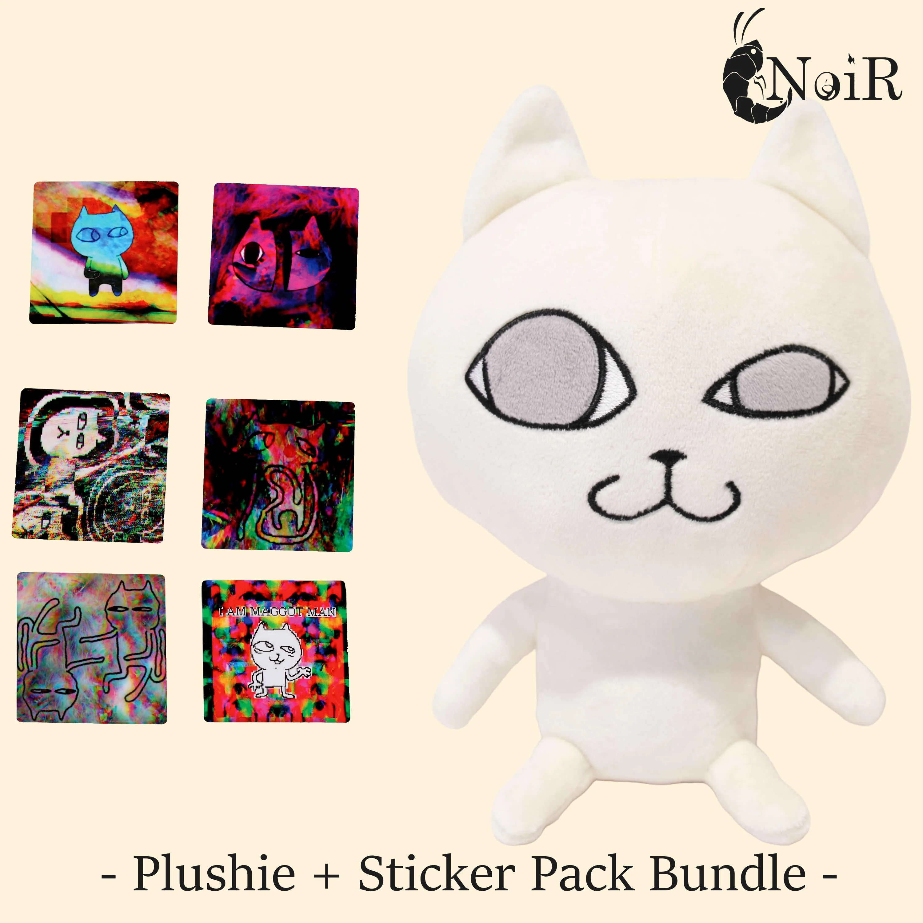 [PRE-ORDER] NoiR Series 080 Nyazsche Plushie - Image 5